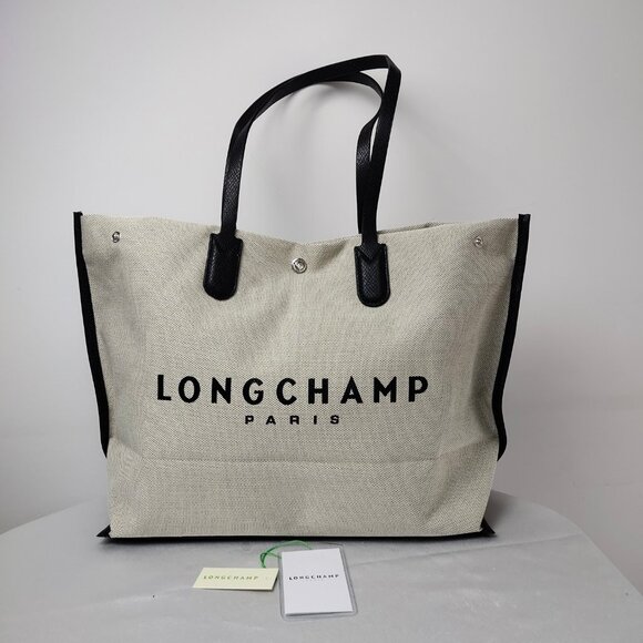 Longchamp Black and White Tote - Picture 2 of 9
